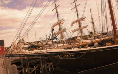 The Bluenose schooner